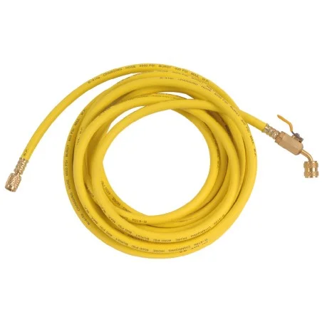 Flexible 5m + vanne jaune 1/4" - 1/4"