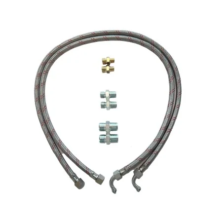 Lot de 2 flexibles avec 6 raccords