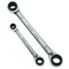 Jeu de 2 cles a cliquet 4 en 1 en etui - 310330