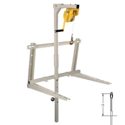 Palan / lève charge climatisation 150kg 20m