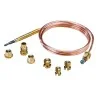 Thermocouple universel avec 6 raccords L.900mm Thermocouple universel avec 6 raccords L.900mm